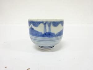 古伊万里　染付　湯呑